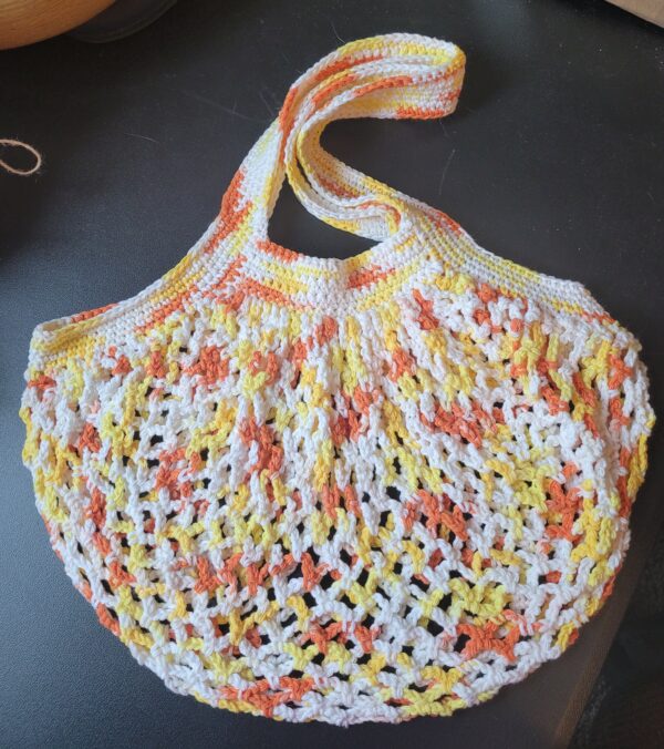 Market bag/ Creamsicle