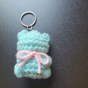 Gummy bear keychain/blue