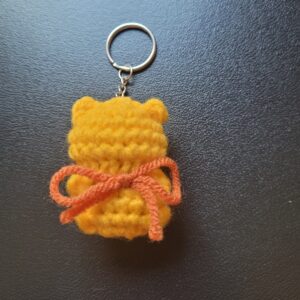 Gummy bear keychain/yellow