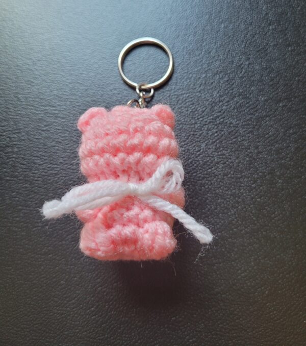 Gummy bear keychain/pink