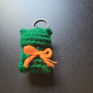 Gummy bear keychain/green
