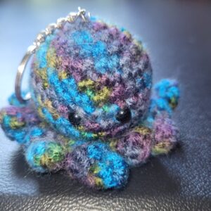 Octopus keychain/Multi-colored