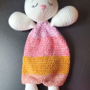 Bunny/pink, orange, white
