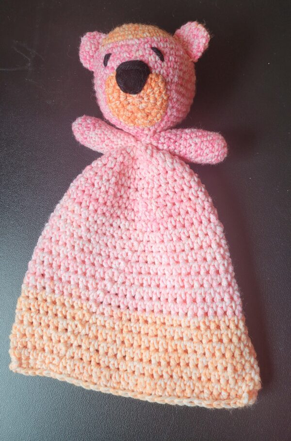 Bear/pink & orange